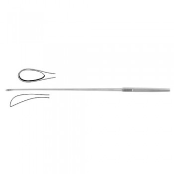 Luer-Koerte Gall Stone Scoop Fig. 2 Stainless Steel, 32 cm - 12 1/2" Scoop Size 6.6 mm